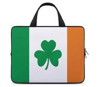 Happy Irish Holidays Laptop Bags Ultra-Thin, Lightweight & Waterproof 12inch Laptop Sleeve, Durable Neoprene Material, Portable Protective Computer Bag with Hand Strap