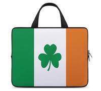 Happy Irish Holidays Laptop Bags Ultra-Thin, Lightweight & Waterproof 15inch Laptop Sleeve, Durable Neoprene Material, Portable Protective Computer Bag with Hand Strap