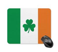 Happy Irish Holidays Mouse Pad Square Mice Mat Waterproof Computer Mousepad with Non-Slip Rubber Base Wireless Mice Pad for Laptop Office Home Personalized Gaming Mousepad 20 * 25cm