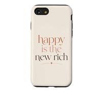 Happy Is The New Rich Wealth Mindset Success Quote Case for iPhone SE (2020) / 7/8