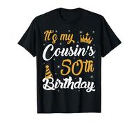 Happy It's My Cousin's 50th Birthday 1975 50 Years Old T-Shirt