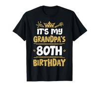 Happy It's My Grandpa's 80th Birthday 1945 80 Years Old T-Shirt