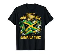 Happy Jamaica Independence Day 1962 Flag Design T-Shirt