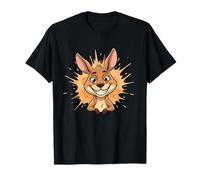 Happy Kangaroo Cartoon Big Tooth Smile Kids T-Shirt