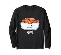 Happy Kimchi Kimchee Bowl Cabbage Pickled Spicy Korean Long Sleeve T-Shirt