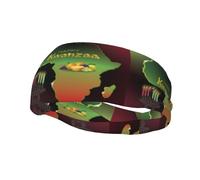 Happy Kwanzaa African American Heritage Festival Headbands Sports Sweatband Athletic Exercise Bands Turban Hair Head For Men Women Yoga Fitness