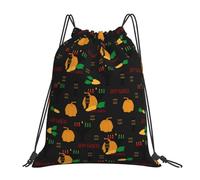 Happy Kwanzaa African Heritage Holiday Women Men String Backpack Foldable Gym Sack Large Drawstring Backpack For Football Travel Yoga