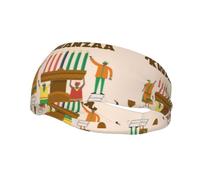Happy Kwanzaa Headbands Sports Sweatband Athletic Exercise Bands Turban Hair Head For Men Women Yoga Fitness