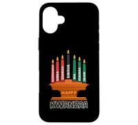Happy Kwanzaa, The Seven Principals Nguzo Saba Kwanzaa Case for iPhone 16 Plus