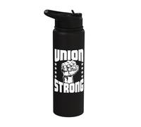 Happy Labor Day Lady Liberty Labor Day Stainless Steel Insulated Water Bottle