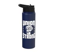 Happy Labor Day Lady Liberty Labor Day Stainless Steel Insulated Water Bottle