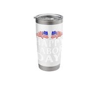 Happy Labor Day Stainless Steel Insulated Tumbler