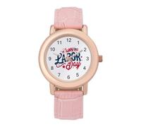 Happy Labor Day Watches for Women Fashion Adjustable Wrist Watch