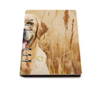 Happy Labrador Retriever Refillable Notebook for Work Study
