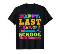 Happy Last Day of School Hello Summer Fun Vacation Gift T-Shirt