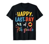 Happy Last Day Of Seventh Grade Summer Vacation Kids Boys T-Shirt