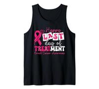 Happy Last Day Treatment Breast Cancer Recovery Victory Tank Top