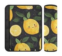Happy Lemon 2 pcs car seat Strap Pads Padded More Comfort Driving for Airplane Protector para cinturón de carro