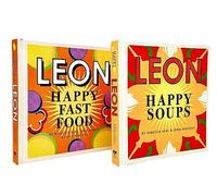 Happy Leons Collection 2 Books Set By Rebecca Seal, John Vincent, Jack Burke (Leon Happy Fast Food & Leon Happy Soups)