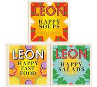 Happy Leons Collection 3 Books Set By Rebecca Seal, John Vincent, Jack Burke, Jane Baxter (Leon Happy Soups, Leon Happy Fast Food & Leon Happy Salads)