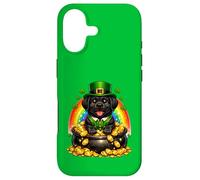 Happy Leprechaun Black Labrador Retriever Labby Lab Dog Case for iPhone 17