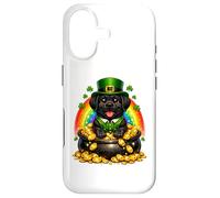 Happy Leprechaun Black Labrador Retriever Labby Lab Dog Case for iPhone 17