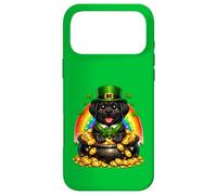 Happy Leprechaun Black Labrador Retriever Labby Lab Dog Case for iPhone 17 Pro Max