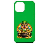 Happy Leprechaun Capybara Case for iPhone 12 Pro Max