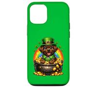 Happy Leprechaun Chocolate Labrador Retriever Labby Lab Dog Case for iPhone 12/12 Pro