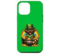 Happy Leprechaun Chocolate Labrador Retriever Labby Lab Dog Case for iPhone 12 Pro Max