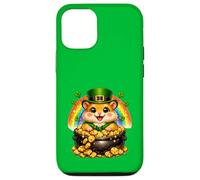 Happy Leprechaun Cute Golden Hamster Mom Dad Lover Owner Case for iPhone 12/12 Pro