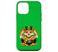 Happy Leprechaun Cute Golden Hamster Mom Dad Lover Owner Case for iPhone 12 mini