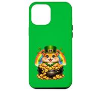 Happy Leprechaun Cute Golden Hamster Mom Dad Lover Owner Case for iPhone 12 Pro Max