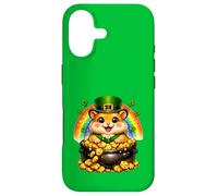 Happy Leprechaun Cute Golden Hamster Mom Dad Lover Owner Case for iPhone 17