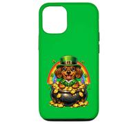 Happy Leprechaun Dachshund Cute Teckel Dog Mom Dad Case for iPhone 12/12 Pro