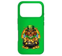 Happy Leprechaun Dachshund Cute Teckel Dog Mom Dad Case for iPhone 17 Pro
