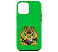 Happy Leprechaun German Shepherd Cute Dog GSD Case for iPhone 12 Pro Max
