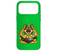 Happy Leprechaun German Shepherd Cute Dog GSD Case for iPhone 17 Pro Max