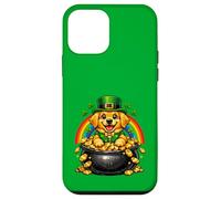 Happy Leprechaun Golden Retriever Cute Goldie Dog Case for iPhone 12 mini