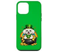 Happy Leprechaun Miniature Poodle Mini Poodle Dog Mom Dad Case for iPhone 12 mini