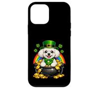 Happy Leprechaun Miniature Poodle Mini Poodle Dog Mom Dad Case for iPhone 12 mini