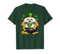 Happy Leprechaun Miniature Poodle Mini Poodle Dog Mom Dad T-Shirt