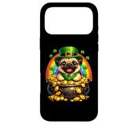 Happy Leprechaun Pug Cute Dog Mom Dad Lover Owner Breeder Case for iPhone 17 Pro Max