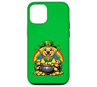 Happy Leprechaun Yellow Labrador Retriever Labby Lab Dog Case for iPhone 12/12 Pro