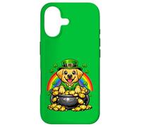Happy Leprechaun Yellow Labrador Retriever Labby Lab Dog Case for iPhone 17