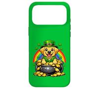 Happy Leprechaun Yellow Labrador Retriever Labby Lab Dog Case for iPhone 17 Pro Max