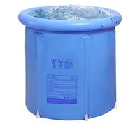 Folding Freestanding Bathtub, Portable Plastic Bathtub, Massage Bathtub, Spa Bathtub (75cm x 75cm)