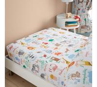 Happy Linen Company Animal Alphabet Fitted Sheet - Single