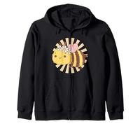 Happy Little Bee Zip Hoodie