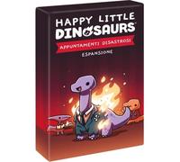 Asmodee - Happy Little Dinosaurs: Disastrous Appointments, Expansion Board Game, 2-4 Players, 8+ Years, Italian Edition